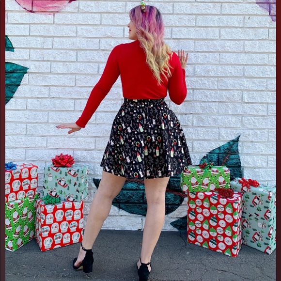 Host Pick (x2) 🎉 NWT X-Mas Skirt🎄 - Picture 2 of 8